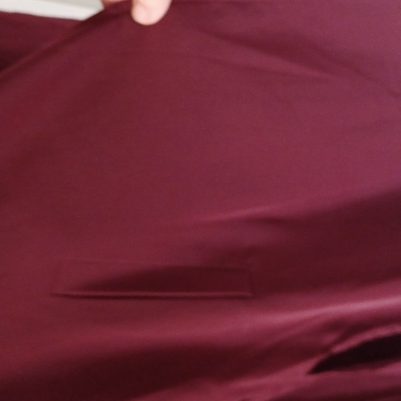 Cato long vest with belt women's size medium  wine color - Picture 4 of 7